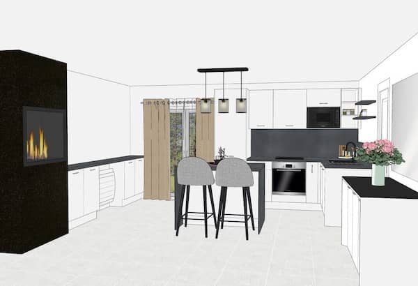 décoration cuisine-3D